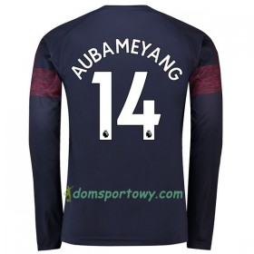 Koszulka Arsenal Aubameyang 14 Wyjazdowe Koszulki Piłkarskie 2018-2019 Długi Rękaw